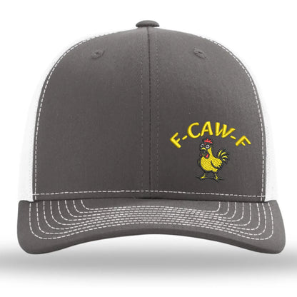 🧢✨ F-CAW-F Embroidered Premium Quality Adjustable Snapback Hat – High-Density Embroidery, Breathable Cotton, Flat Brim. Perfect for Daily Streetwear & Sports 🏀🏆