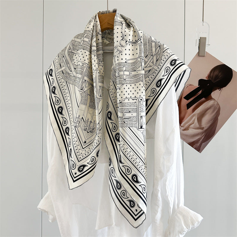 Luxury Silk Square Scarf