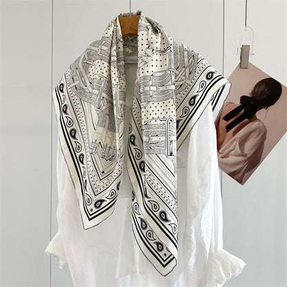 Luxury Silk Square Scarf