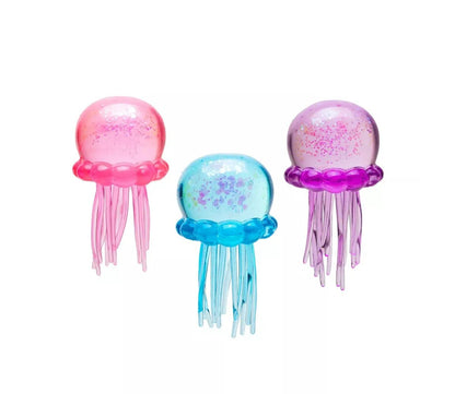🐙✨🐣SUMMER SALE 65% OFF! ✨ Cute Glitter Jellyfish Squishy, Easter Basket Stuffer for Kids