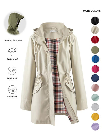💖LAST DAY SALE 50% OFF✨Womens Chic. Lightweight. Waterproof Jacket 🍃🧥-Unleash Style and Durability in Any Storm!