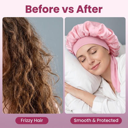 Mulberry Silk Bonnet for Sleeping