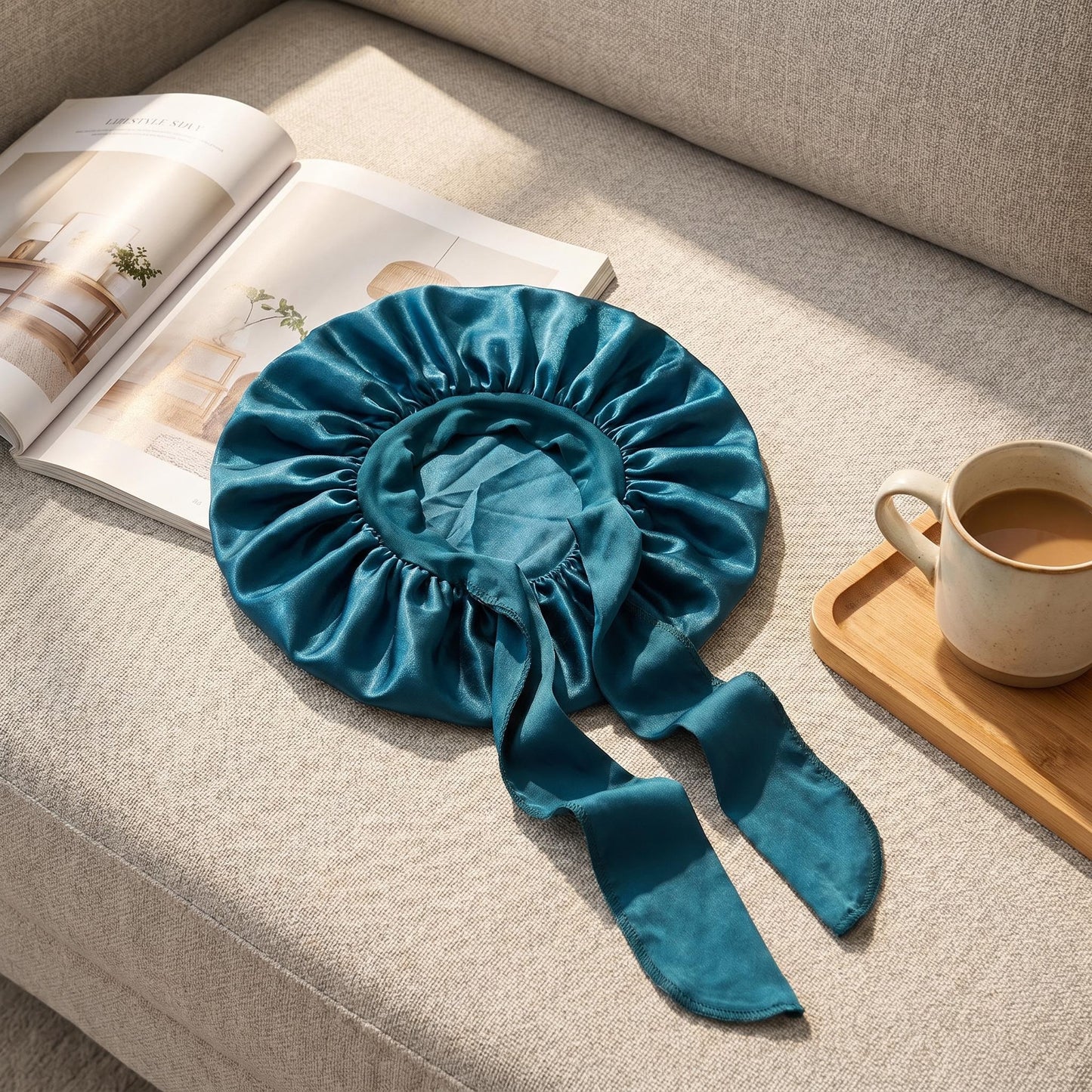 Mulberry Silk Bonnet for Sleeping