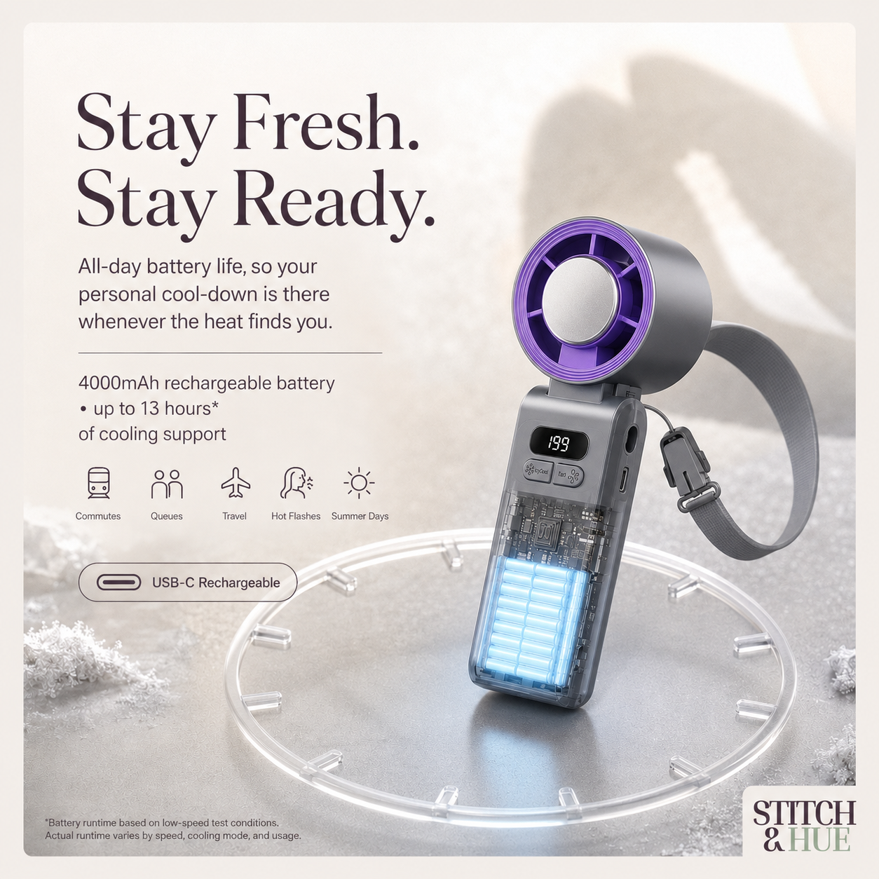 Starvoria™ HANDHELD COOLING FAN