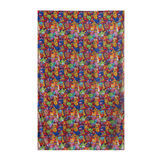 Funny Cat Series – 100% Mulberry Silk Scarf
