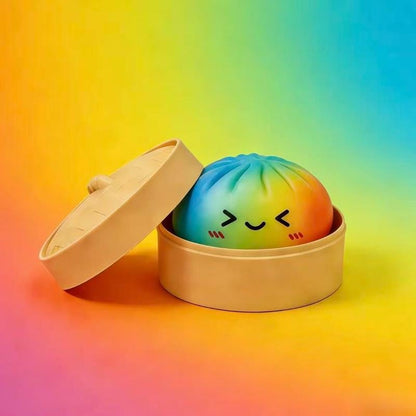 🎁Last Day 50% OFF🔥Glitter Dumpling Squishy Steamer Blind Box Surprise Squeeze Fun
