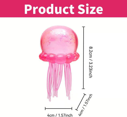 🐙✨🐣SUMMER SALE 65% OFF! ✨ Cute Glitter Jellyfish Squishy, Easter Basket Stuffer for Kids