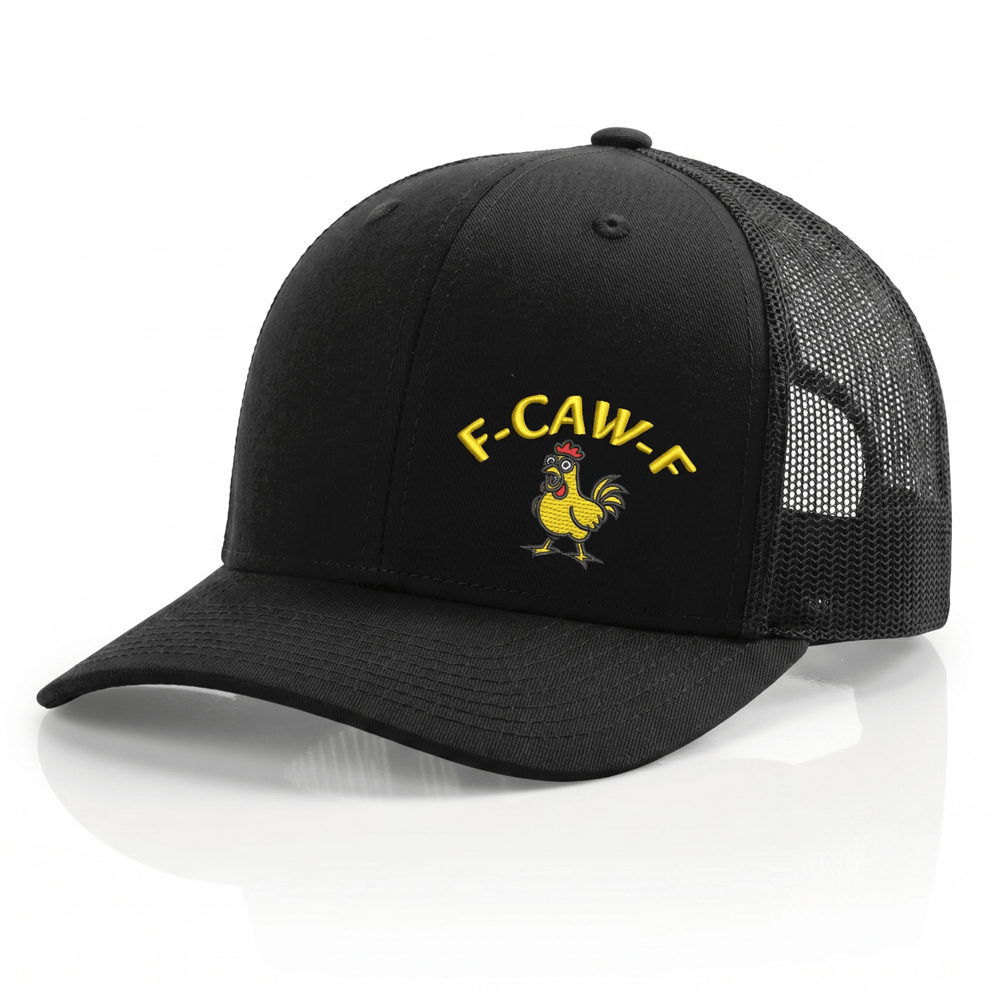 🧢✨ F-CAW-F Embroidered Premium Quality Adjustable Snapback Hat – High-Density Embroidery, Breathable Cotton, Flat Brim. Perfect for Daily Streetwear & Sports 🏀🏆