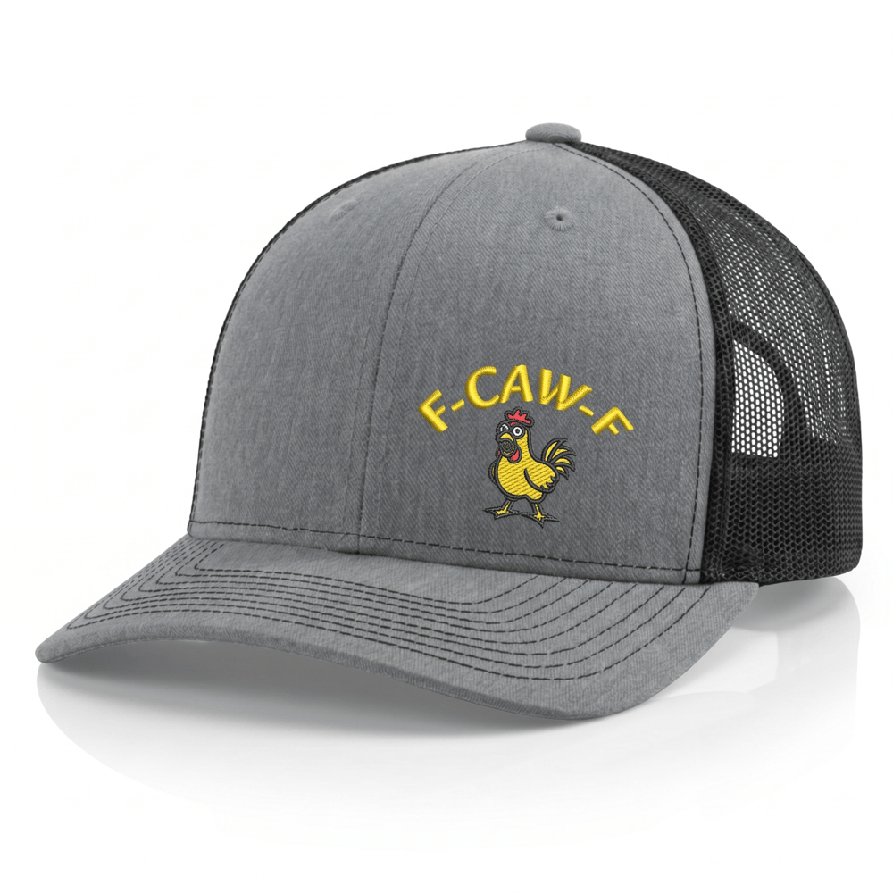 🧢✨ F-CAW-F Embroidered Premium Quality Adjustable Snapback Hat – High-Density Embroidery, Breathable Cotton, Flat Brim. Perfect for Daily Streetwear & Sports 🏀🏆