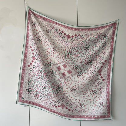 Satin Square Scarf for Women