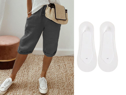 📢2026 New arrival 60% OFF Only￡19.9!! ☀️Women's Casual Cotton Linen Capris