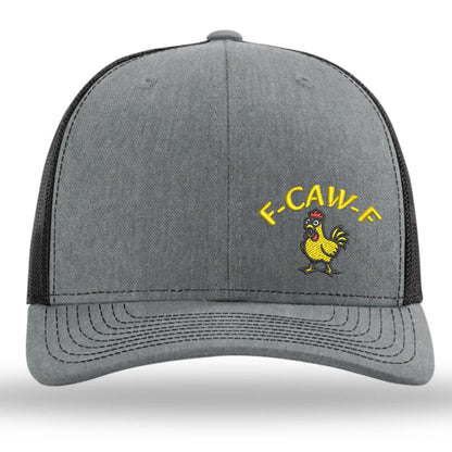 🧢✨ F-CAW-F Embroidered Premium Quality Adjustable Snapback Hat – High-Density Embroidery, Breathable Cotton, Flat Brim. Perfect for Daily Streetwear & Sports 🏀🏆