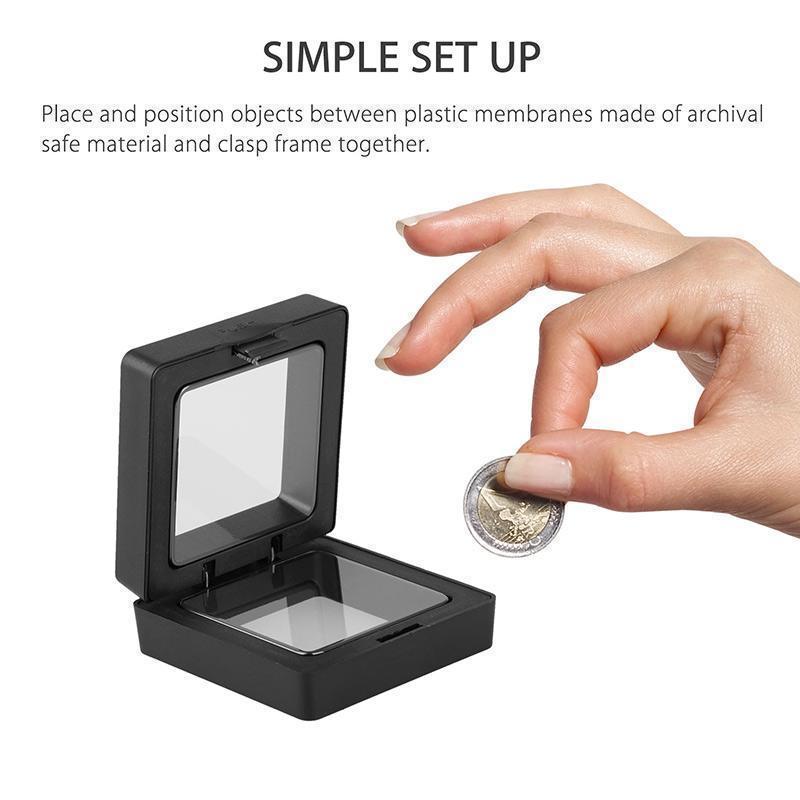 💍 3D Jewelry Display Frame – Transparent Showcase for Necklaces, Earings, Rings, Perfect for Retail or Home Display ✨🖼️