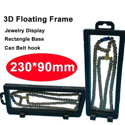 💍 3D Jewelry Display Frame – Transparent Showcase for Necklaces, Earings, Rings, Perfect for Retail or Home Display ✨🖼️