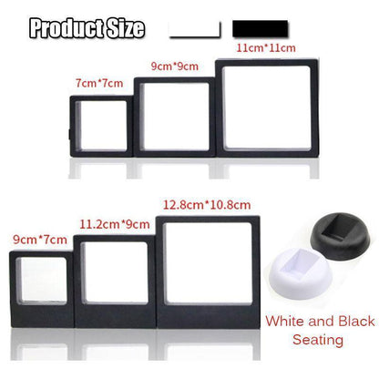 💍 3D Jewelry Display Frame – Transparent Showcase for Necklaces, Earings, Rings, Perfect for Retail or Home Display ✨🖼️