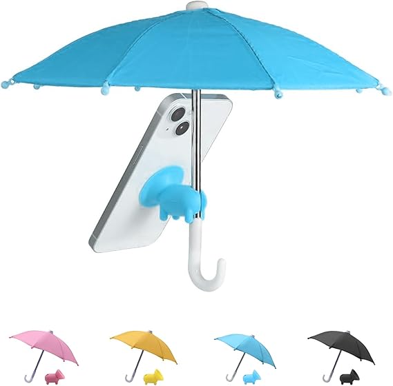Outdoor Phone Sun Shade, Cute Pig Suction Cup Adjustable Stand, Anti-Reflective Glare Phone Visor