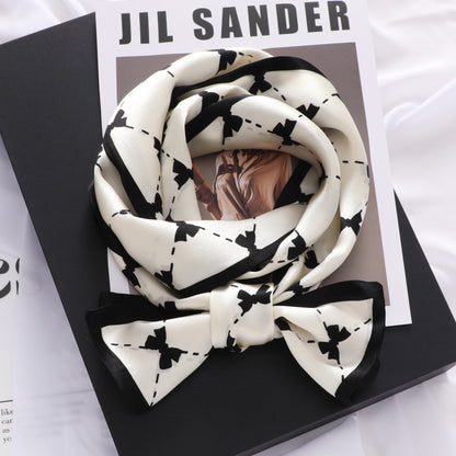 Pure Silk Long Skinny Scarf
