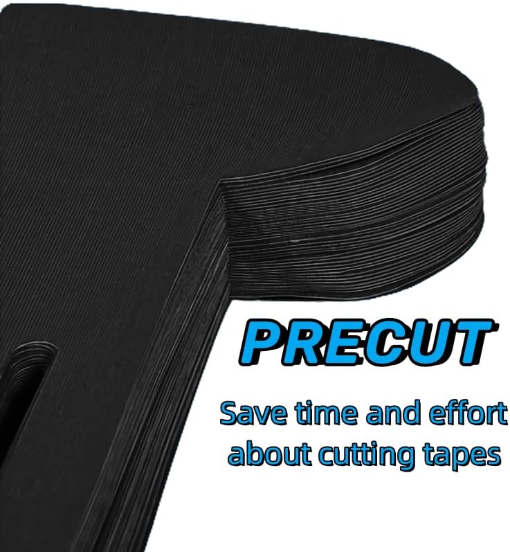 🎯 Pre-Cut Knee Kinesiology Tape – Easy Apply🦵 No Scissors Needed. Provides Muscle Support & Pain Relief for Running, Gym💪or Daily Activities. Stays on for Days! ✨