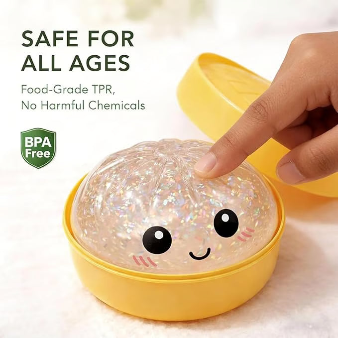 🎁Last Day 50% OFF🔥Glitter Dumpling Squishy Steamer Blind Box Surprise Squeeze Fun