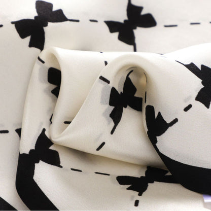 Pure Silk Long Skinny Scarf