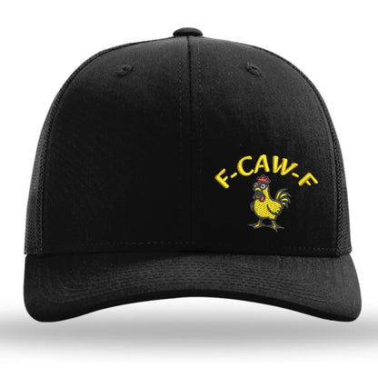 🧢✨ F-CAW-F Embroidered Premium Quality Adjustable Snapback Hat – High-Density Embroidery, Breathable Cotton, Flat Brim. Perfect for Daily Streetwear & Sports 🏀🏆