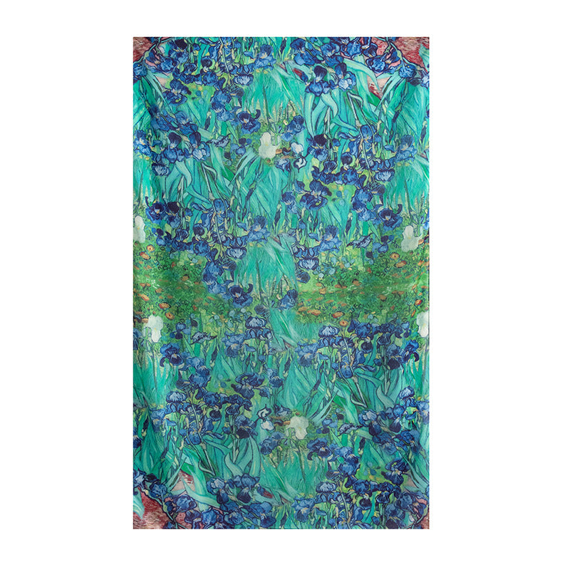 Sunlight Botanical Series – 100% Mulberry Silk Scarf