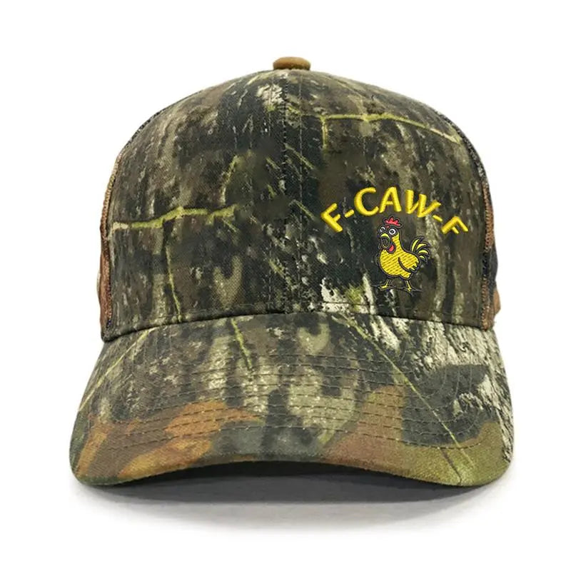 🧢✨ F-CAW-F Embroidered Premium Quality Adjustable Snapback Hat – High-Density Embroidery, Breathable Cotton, Flat Brim. Perfect for Daily Streetwear & Sports 🏀🏆