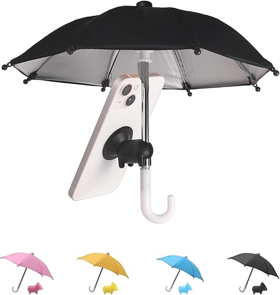 Outdoor Phone Sun Shade, Cute Pig Suction Cup Adjustable Stand, Anti-Reflective Glare Phone Visor
