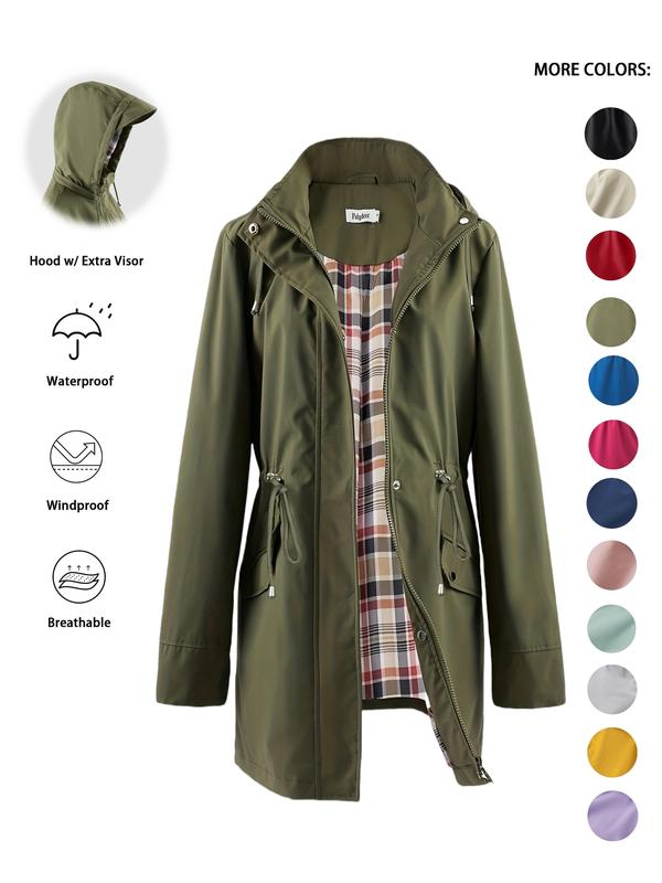 💖LAST DAY SALE 50% OFF✨Womens Chic. Lightweight. Waterproof Jacket 🍃🧥-Unleash Style and Durability in Any Storm!