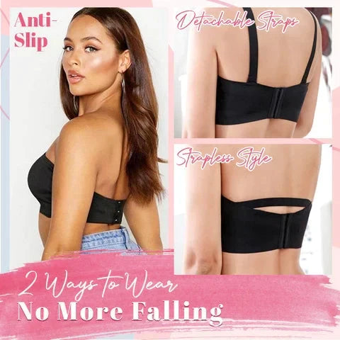 👙 Plus Size Comfortable Strapless Bra