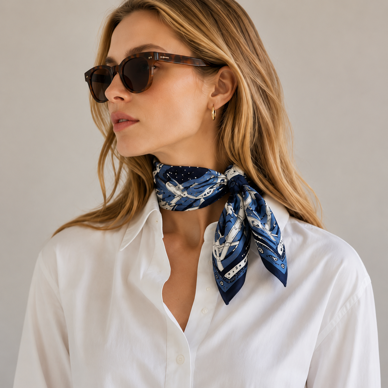 Luxury Silk Square Scarf