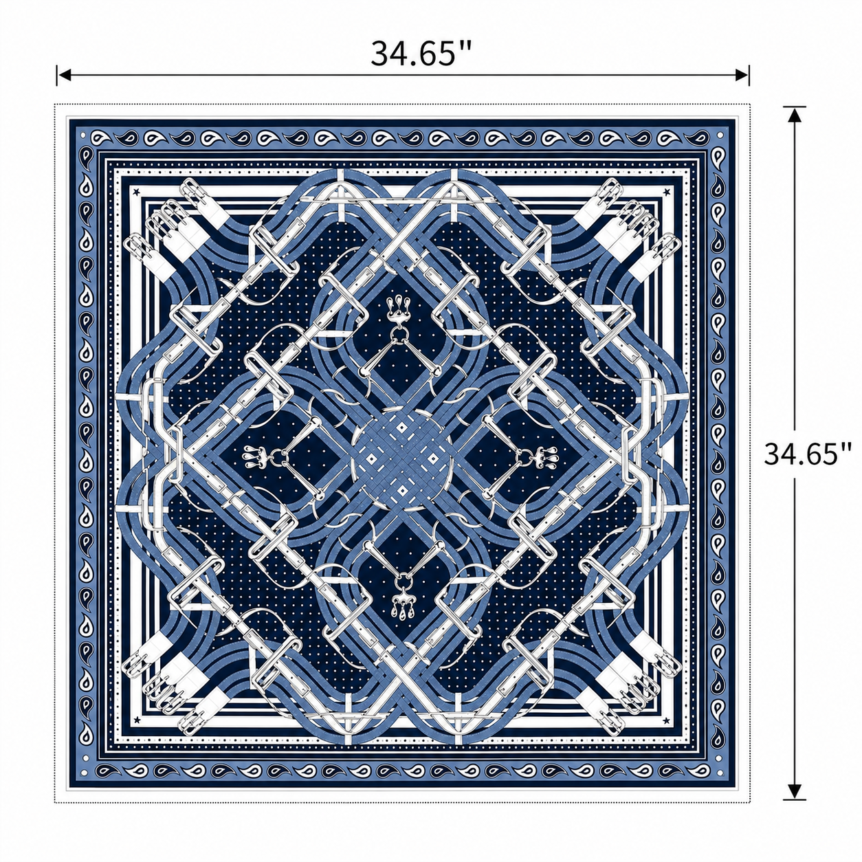 Luxury Silk Square Scarf