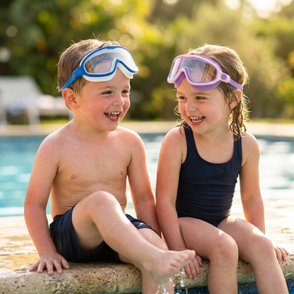 Anti-Fog Anti-UV Wide View Swimming Goggles for Kids