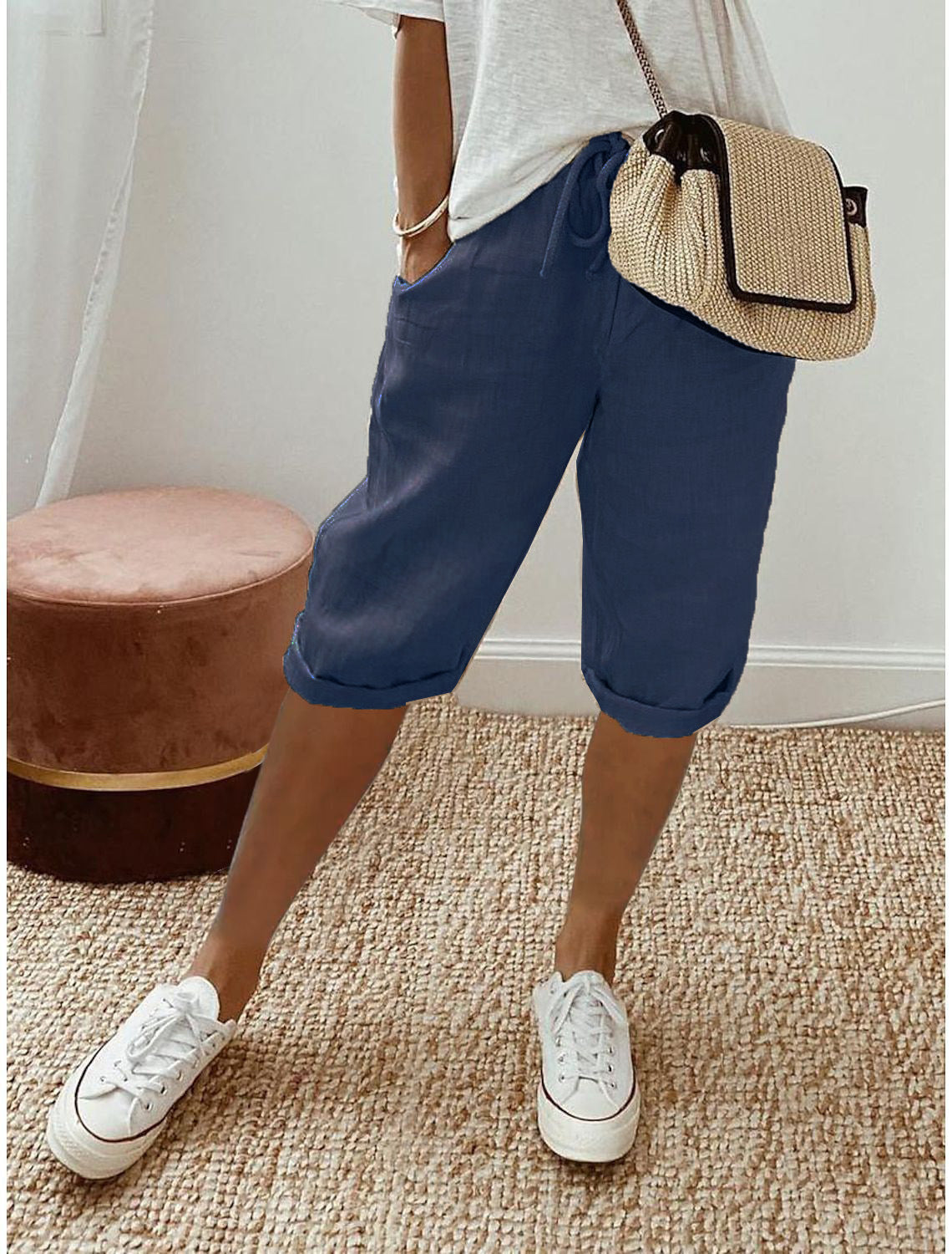 📢2026 New arrival 60% OFF Only￡19.9!! ☀️Women's Casual Cotton Linen Capris