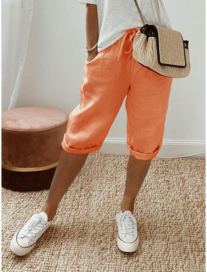 📢2026 New arrival 60% OFF Only￡19.9!! ☀️Women's Casual Cotton Linen Capris