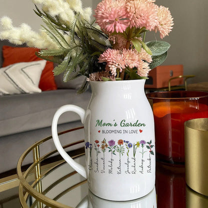 💐🌷 Mother’s Day Gift – Ceramic Vase with Smooth Glaze, Minimalist Farmhouse Style. Fill It with Her Favorite Blooms & Make Her Smile 😊💖