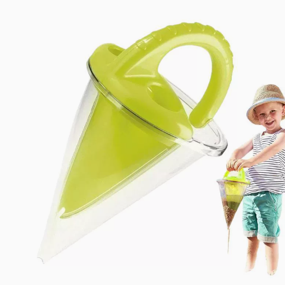 🏖️✨ Beach Spilling Funnel – Simple Sand Toy⏳