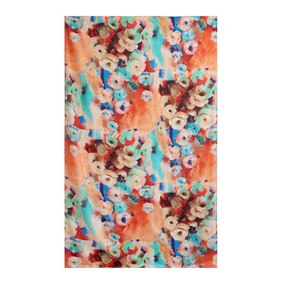 Watercolor Floral Series – Mulberry Silk Scarf