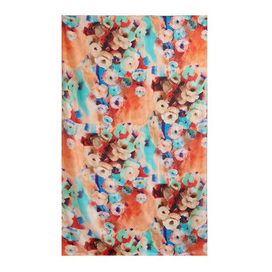 Watercolor Floral Series – Mulberry Silk Scarf