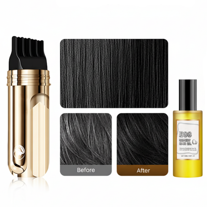 🔥Hot Sale🔥2-in-1 Hair Dye Comb – Flawless Gray Coverage. Zero Mess. Zero Stains.