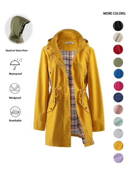 💖LAST DAY SALE 50% OFF✨Womens Chic. Lightweight. Waterproof Jacket 🍃🧥-Unleash Style and Durability in Any Storm!
