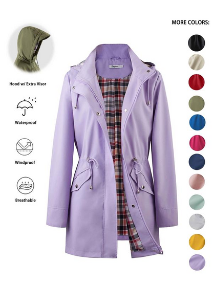 💖LAST DAY SALE 50% OFF🧥Womens Chic. Lightweight. Waterproof Jacket 🍃-Unleash Style and Durability in Any Storm!