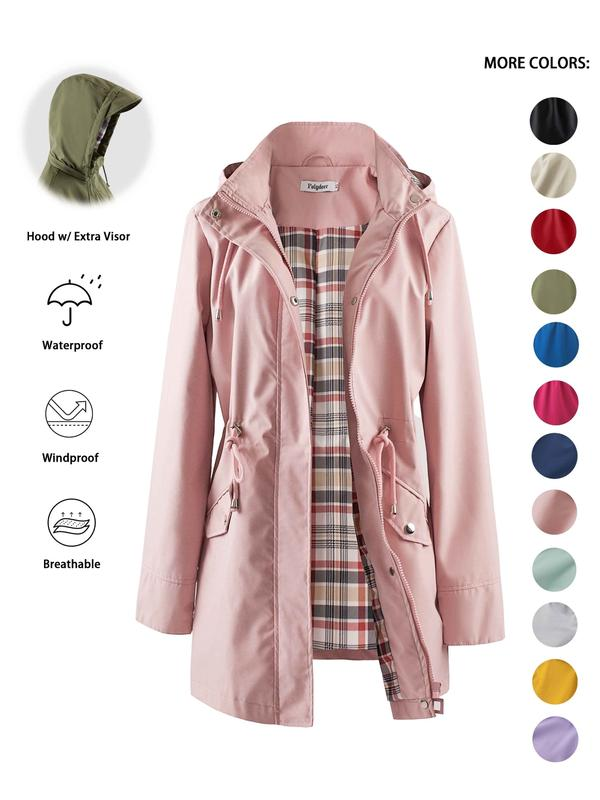 🔥HOT SALE 50% OFF🧥💦Womens Chic. Lightweight. Waterproof Jacket🍃-Unleash Style and Durability in Any Storm!