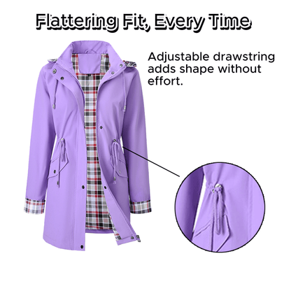 🔥HOT SALE 50% OFF🧥💦Womens Chic. Lightweight. Waterproof Jacket🍃-Unleash Style and Durability in Any Storm!
