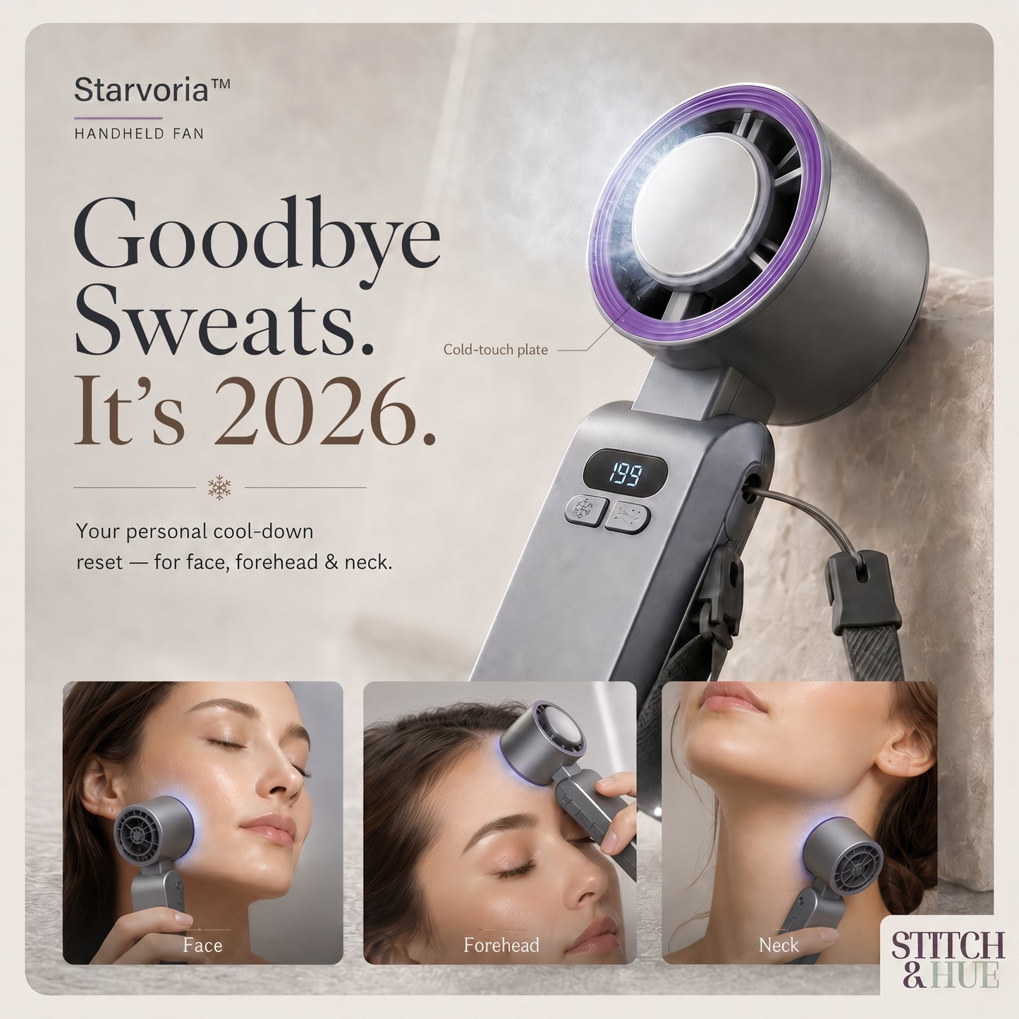 Starvoria™ HANDHELD COOLING FAN