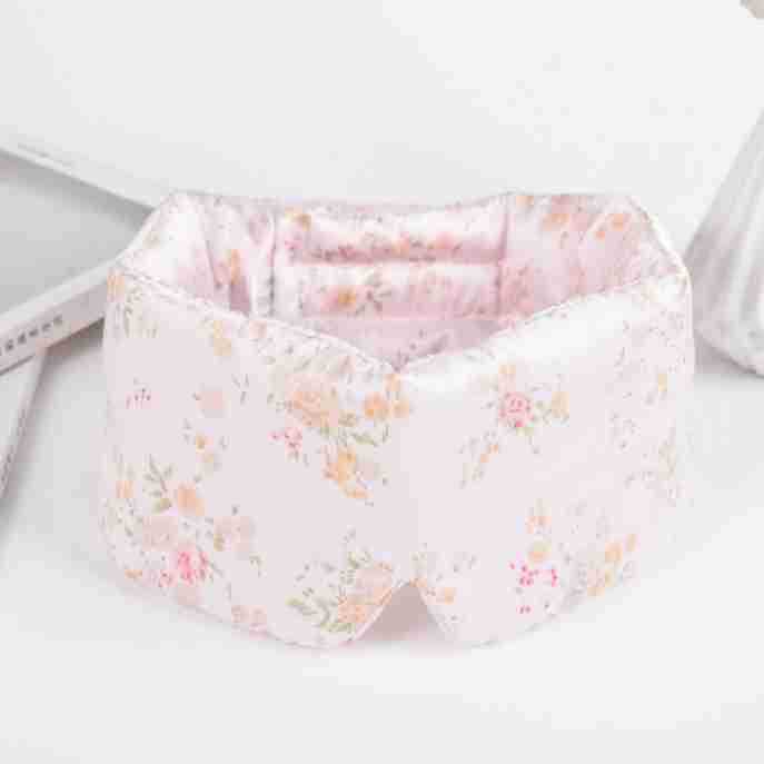 Contoured 100% Mulberry Silk Eye Mask