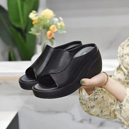 👣New arrival 43% OFF! ☀️Elevation 5.5 cm Inclined Heel Sandals – Comfortable Lift, Stylish Design & Perfect for Daily Wear 🌸