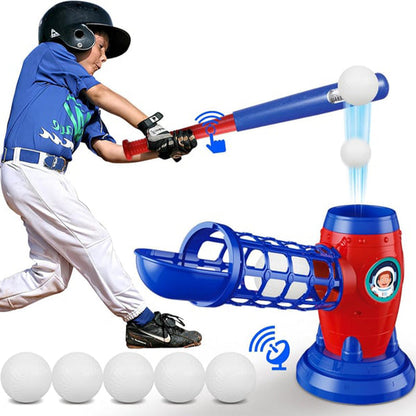 🔥Hot Sale 60%OFF!!⚾ Kids’ Automatic Baseball Pitching Set – Self-Feeding, Adjustable Speed, Great for Training & Backyard Fun 🧢🎯