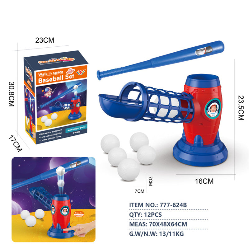 🔥Hot Sale 60%OFF!!⚾ Kids’ Automatic Baseball Pitching Set – Self-Feeding, Adjustable Speed, Great for Training & Backyard Fun 🧢🎯