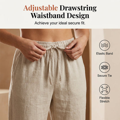 📢2026 New arrival 60% OFF Only￡19.9!! ☀️Women's Casual Cotton Linen Capris